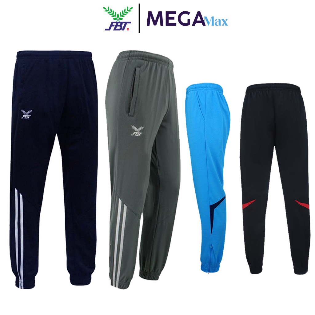 กางเกงวอร์ม ขาจั้ม FBT 22708 B2F712 ตัดต่อ แต่งลาย เอฟบีที