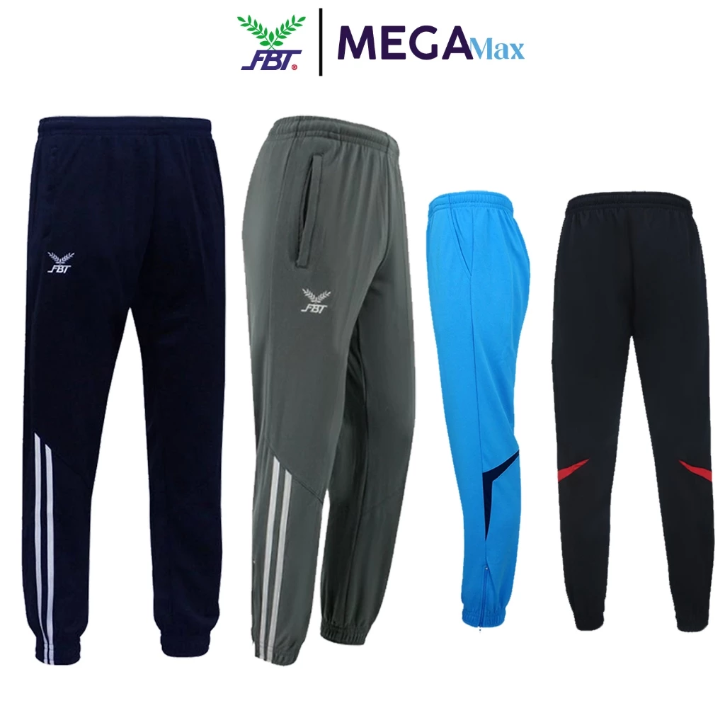 กางเกงวอร์ม ขาจั้ม FBT 22708 B2F712 ตัดต่อ แต่งลาย เอฟบีที