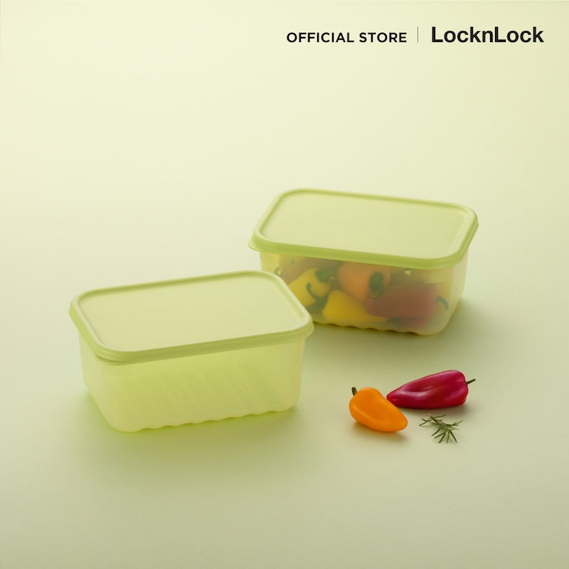 LocknLock กล่องพลาสติกถนอมอาหาร Smart Keep Fresh Container ความจุ 1.5 L. รุ่น HLE5400NS2