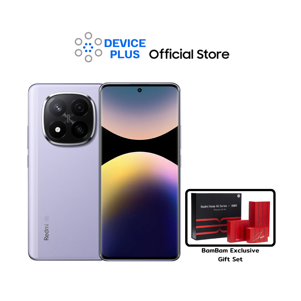 Xiaomi Redmi Note 14 Pro+ 5G BamBam Exclusive Gift Set (12/512)ประกันศูนย์24เดือน [หน้าจอ 6.67 นิ้ว]