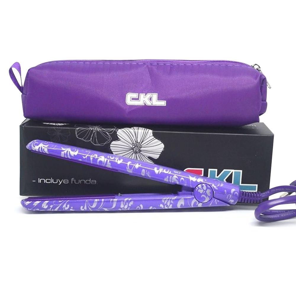 CKL-917 เครื่องหนีบผม mini ขนาดเล็ก สีม่วง CKL917 อุปกรณ์ทำผม พกพาสะดวก แผ่นความร้อนเซรามิก ร้อนไว ผมไม่แห้งเสียพร้อมส่ง