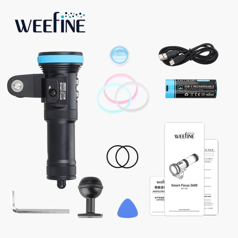Weefine – Smart Focus 2600 – SF2600 Multi Diving Video Light ตัวจิ๋ว แค่ฟังชั่นล้นๆ ราคาเบาๆ WF103 ราคา ถูกที่สุด ดีลบีเคเค แกลเลอรีภาพที่ 8