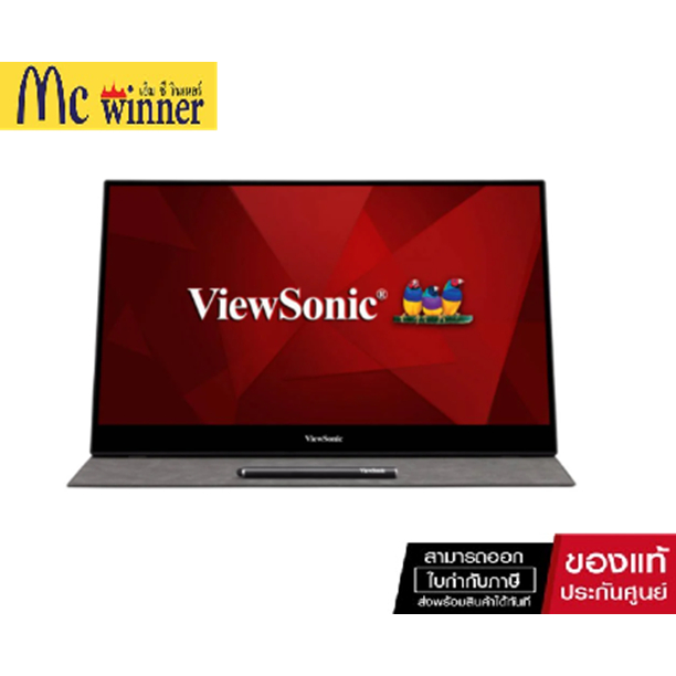 PORTABLE MONITOR (เป็นจอภาพระบบสัมผัส) VIEWSONIC TD1655 - 16 INCH IPS FHD 60Hz USB-C TOUCH SCREEN