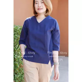 เสื้อผ้าฝ้ายเมืองนุ่มละมุนผิว ทรงสบาย ใส่ Over size มินิมอล เกาหลี ญี่ปุ่น