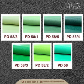 PD หนังเทียม PVC กันน้ำ สีสันสดใส หนังเกรด A งานเฟอร์นิเจอร์ทุกประเภท โทนเขียว