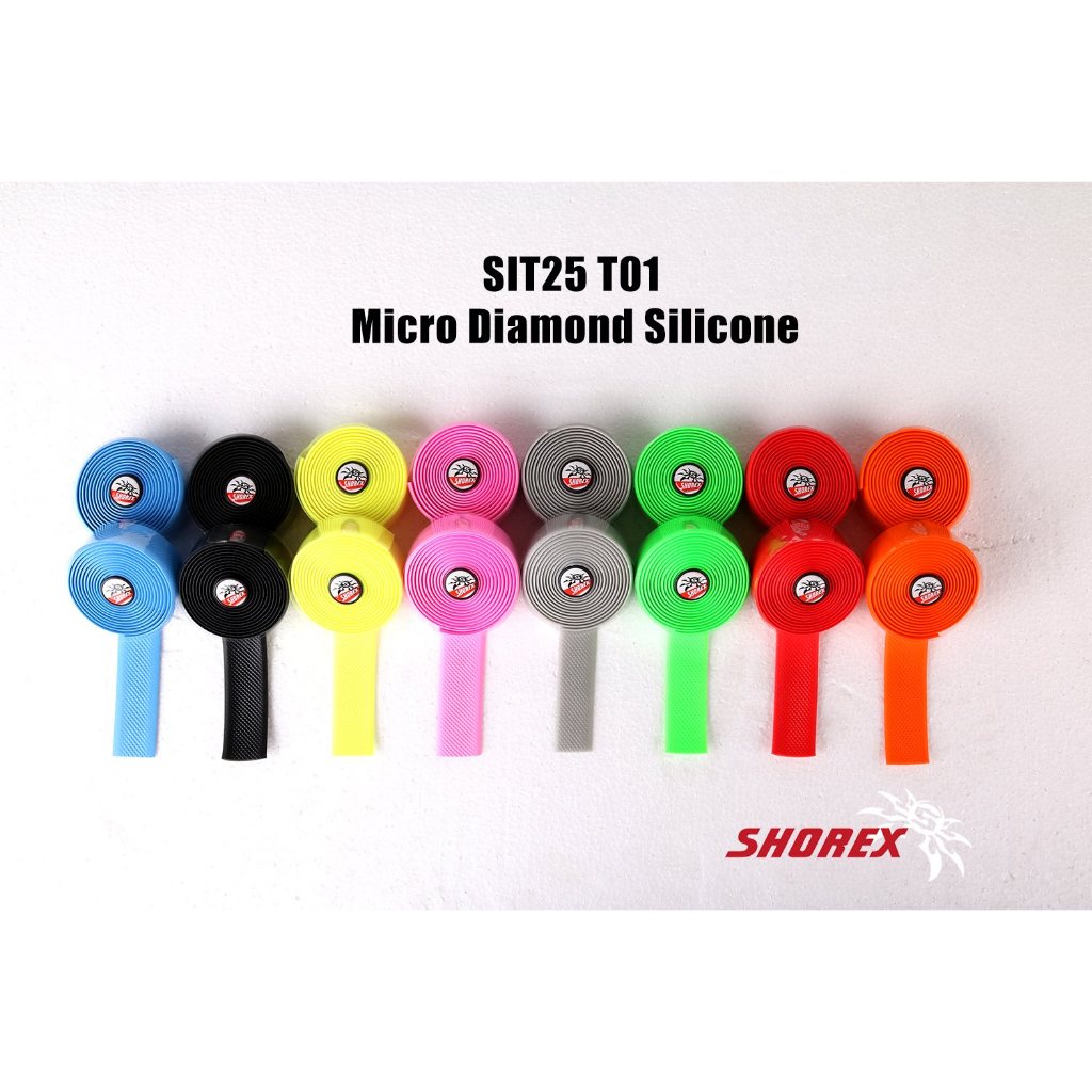ผ้าพันแฮนด์ Shorex รุ่น Micro Diamond Silicone