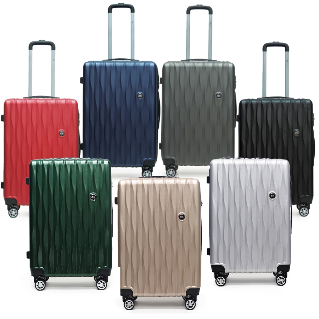 HQ LUGGAGE กระเป๋าเดินทาง ABS 4 ล้อคู่ กุญแจล็อค 3 รหัส รุ่น 8866