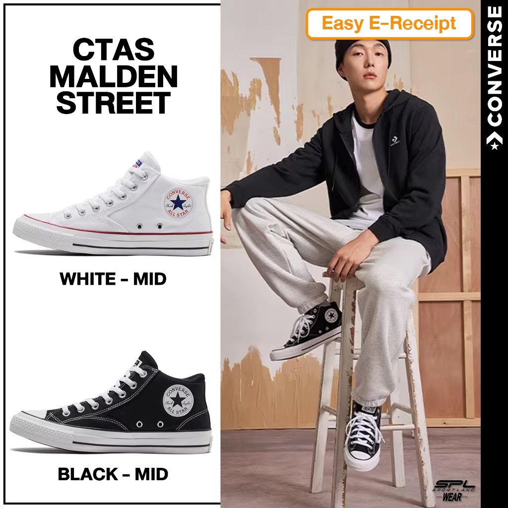 [ลด30% เก็บโค้ด 11XTRA30] Converse รองเท้าผ้าใบ UX Chuck Taylor All Star Malden Street A00811CF2BKXX / A00812CF2WTXX