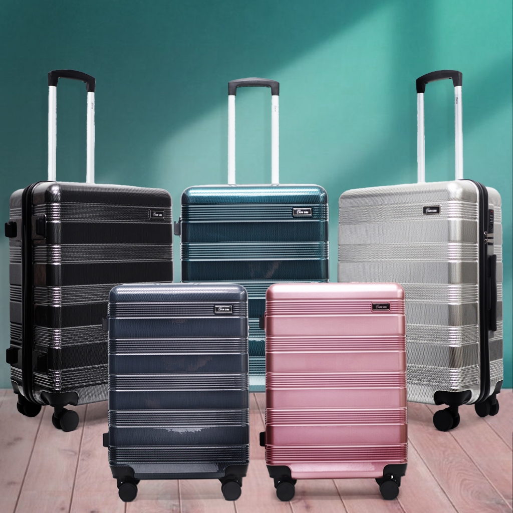 SUN SIRI กระเป๋าเดินทาง PC+ABS 4 ล้อคู่ กุญแจล็อค 3 รหัส รุ่น Runway #S2055