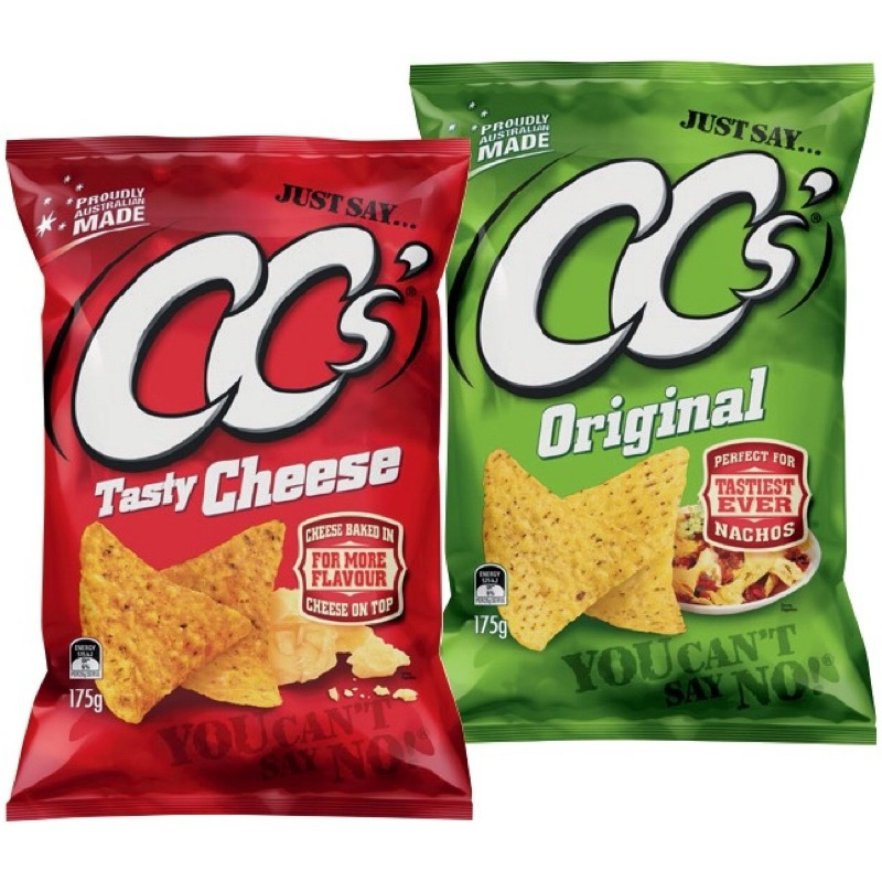 east CC ‘s corn chips original / tasty cheese 175g. แผ่นนาโช่ชิพส์ อบกรอบ รสดั้งเดิม / ชีส นำเข้า🇦🇺