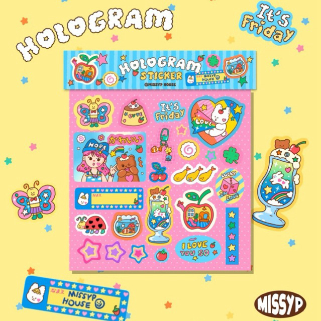 HOLOGRAM STICKER(Cutiepie Vol.1)