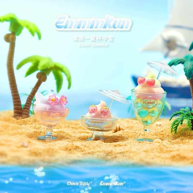 สินค้าพร้อมส่ง กล่องสุ่ม Emmm Jun Cool Summer มีเลขใต้ฐาน