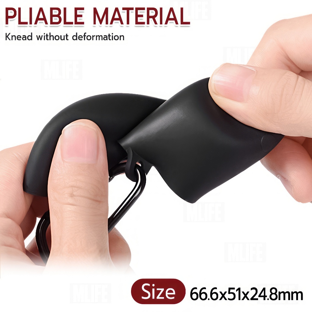 MLIFE - เคส OPPO Enco Air 4 Pro / Enco Air 4 เคสกันรอย เคสหูฟัง สายคล้องคอ หูฟังไร้สาย หูฟังบลูทูธ - Earphone Case Cover - รูปที่ 2