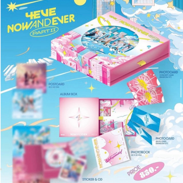 อัลบั้ม 4EVE NOWANDEVER สุ่มการ์ด/เลือกการ์ด (พร้อมส่ง)