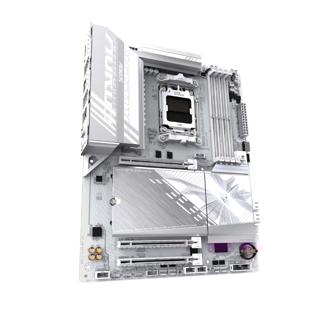 MAINBOARD (เมนบอร์ด) GIGABYTE B850 AORUS ELITE WIFI7 ICE (AMD SOCKET AM5 DDR5 ATX)