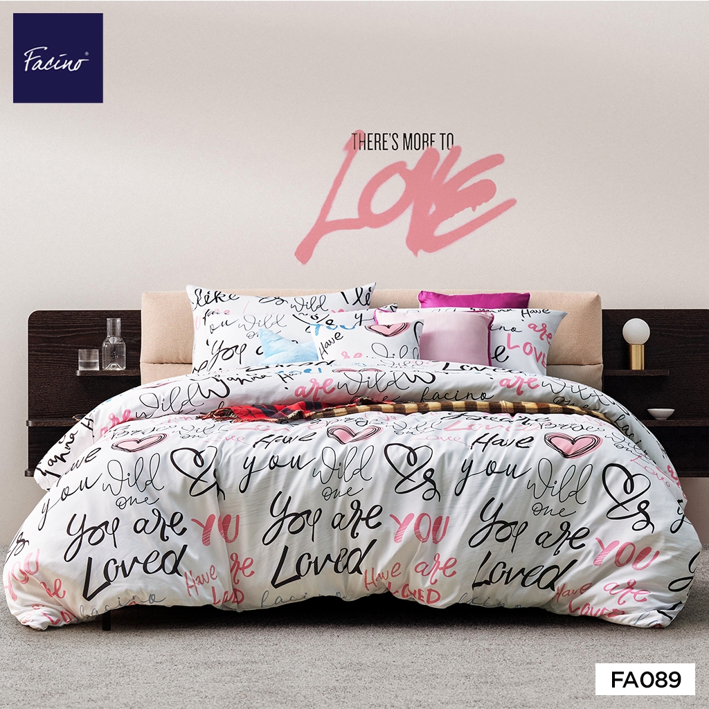 Facino ชุดผ้าปูที่นอน  + ผ้านวม Collection "Escape to a Dream Scape" FIT  UP T0 14"
