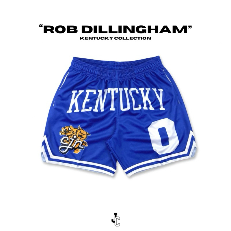 JcooN’ Rob Dillingham Kentucky Collection Basketball Shorts (Blue) กางเกงบาสขาสั้น กางเกงบาส NBA
