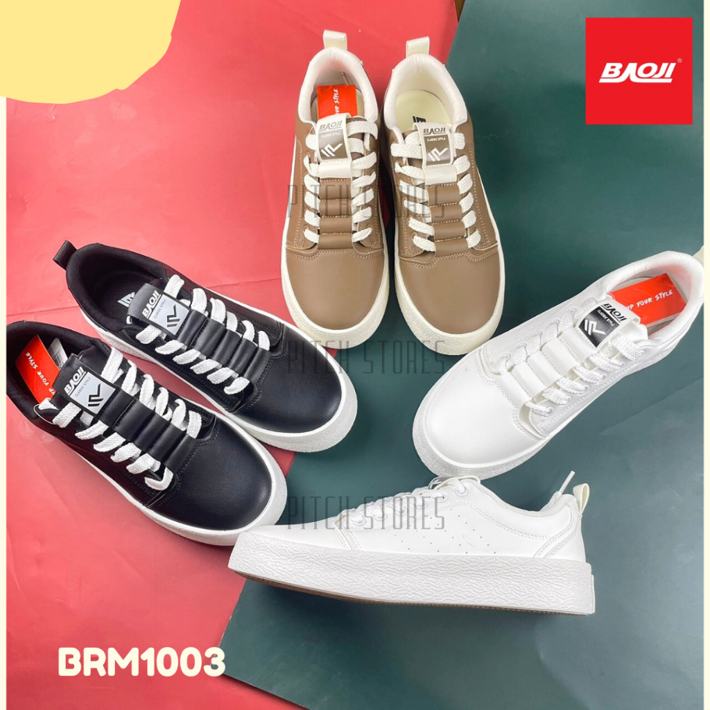 Baoji รองเท้าผ้าใบผู้ชายหนังพียู รุ่น BRM1003 (41-45)