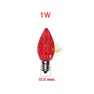 หลอด​ไฟศาลเจ้า 1W​ LED​ 220V​ E12 หลอดตี่จูเอี๊ยะ​ หลอดเทียนไฟฟ้า