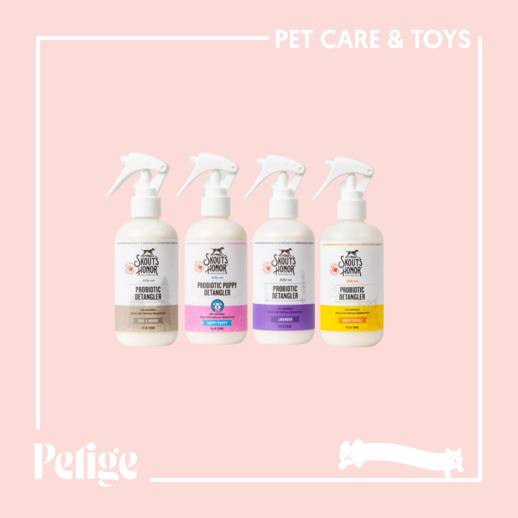 Skout’s Honor Probiotic Detangler สเปรย์บำรุงและช่วยสางขน สำหรับสุนัขและแมว