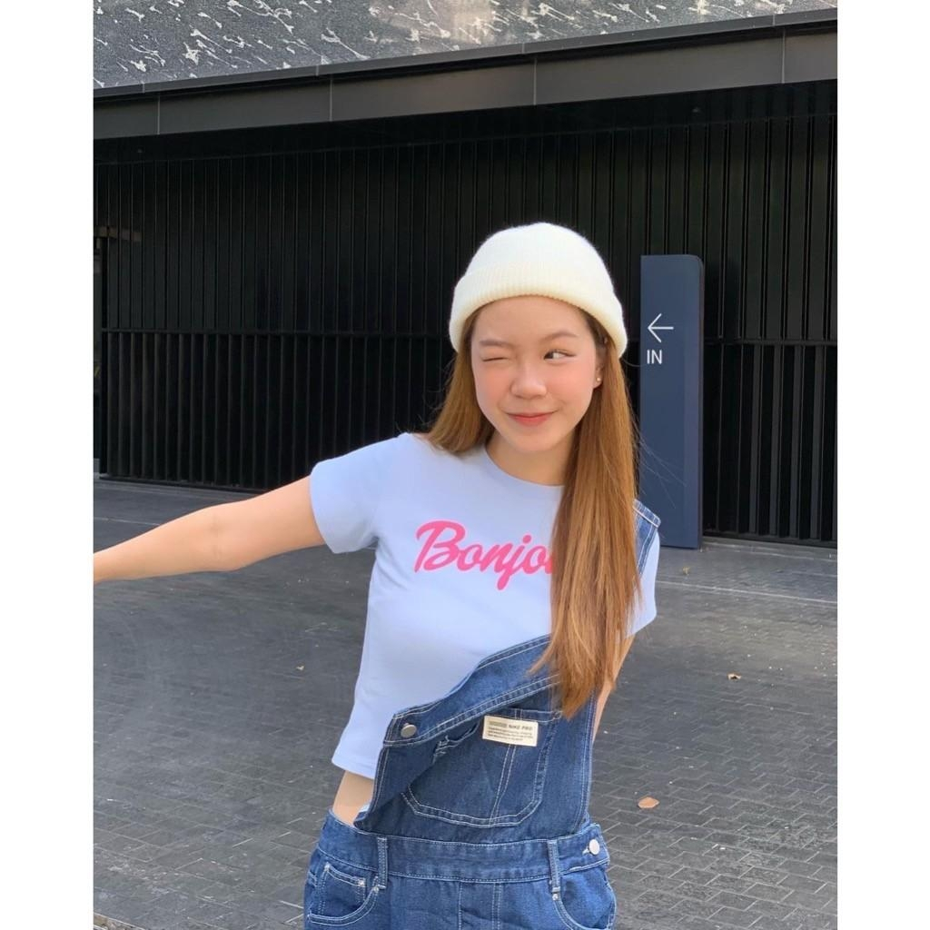 เสื้อยืด Stylist Shop แบรนด์ IG สีฟ้า