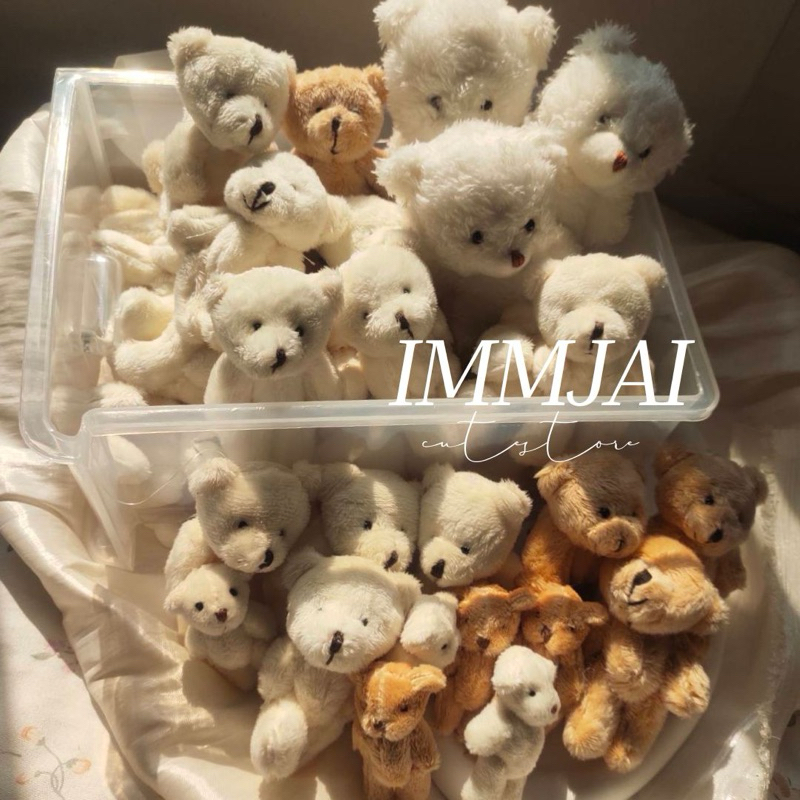 กิ๊บหมี กิ๊บตุ๊กตาหมี กิ๊บน่ารัก กิ๊บตุ๊กตา กิ๊บติดผมตุ๊กตา กิ๊บหมีแบบแม่ชม(ราคา1ชิ้น)
