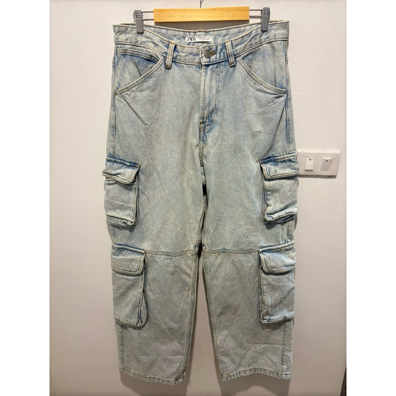 ZARA Cargo Denim Jeans