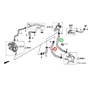 ท่อยางเข้าวอมเมอร์ ท่อยางเข้าออยเกียร์ ท่อน้ำร้อนเข้า - ออกว…