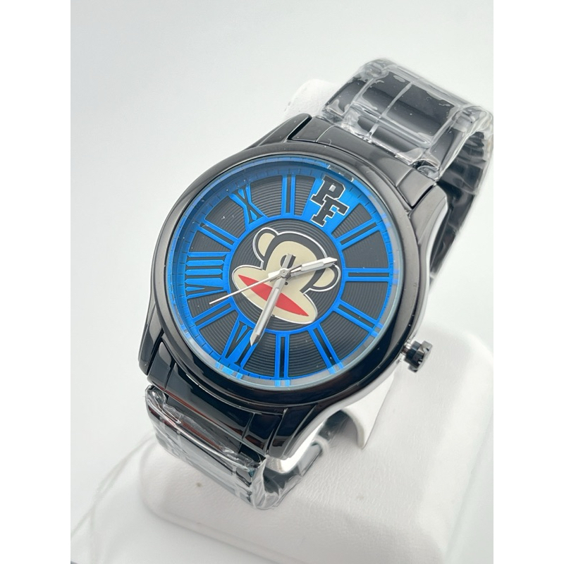 นาฬิกา ⌚️ Paul Frank 💛🖤🐵🦧🆕🆕🆕 ⏱️40 mm. รวมเม็ดมะยม 43   พร้อมกล่องแท้ ลิง Julias แท้💯