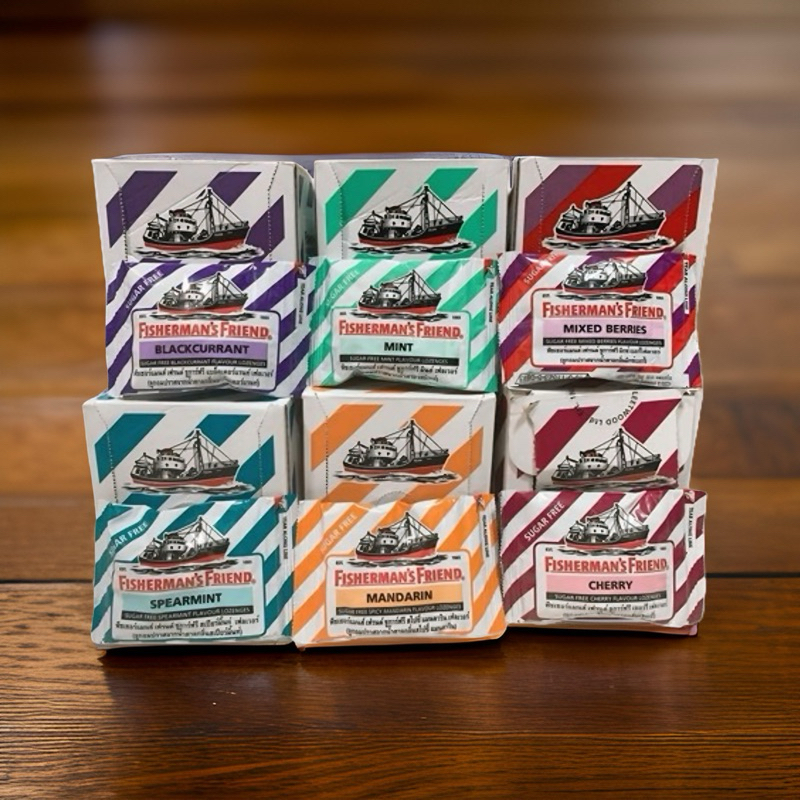 Fisherman's Friend ฟิชเชอร์แมนส์ เฟรนด์ ลูกอม Fisherman Friend ทุกรสชาติ ขนาด 25 กรัม