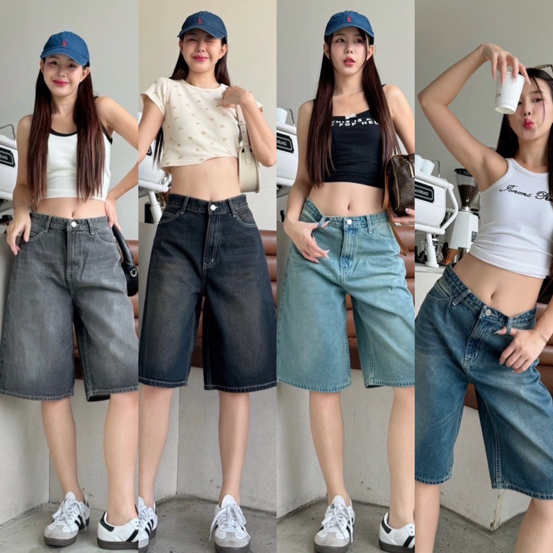 Aยีนส์ 5 ส่วนผ้าไม่ยืด - 𝙊𝙣𝙣𝙞𝙚 𝙟𝙚𝙖𝙣𝙨