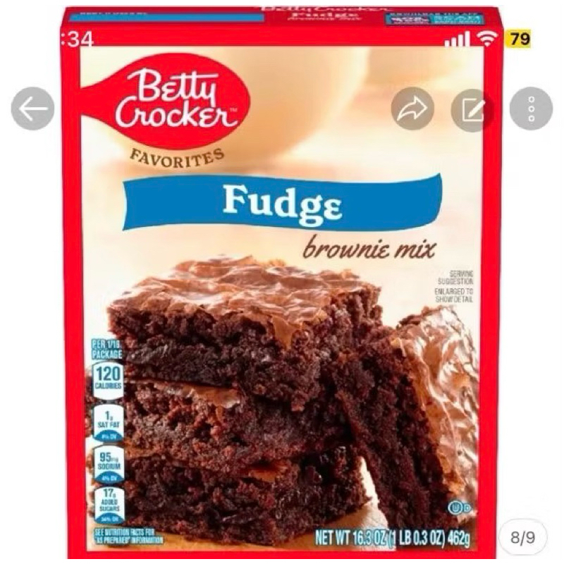 Betty Crocker Super Moist Cake Mix Butter Fudge Yellow Recipe/Chocolate Fudge/Triple Choc Fudge/Fudg