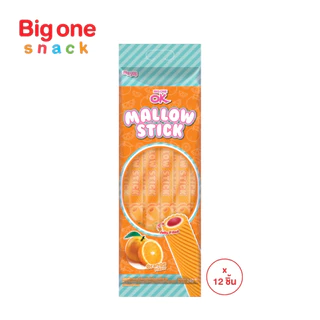 โอเค แมลโลสติ๊ก มาร์ชแมลโลกลิ่นผลไม้สอดไส้เจลลี่​240ก.​ OK MallowStick Marshmallow Fruit Flavor with Jelly Filling 240g.