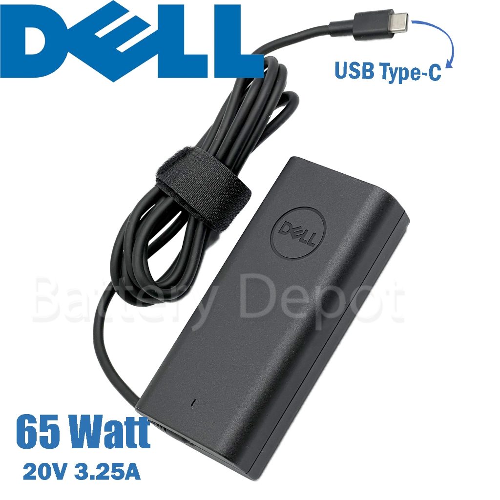เดล Adapter 65W 20V/3.25A หัว USB Type-C สายชาร์จ Dell Latitude 5440