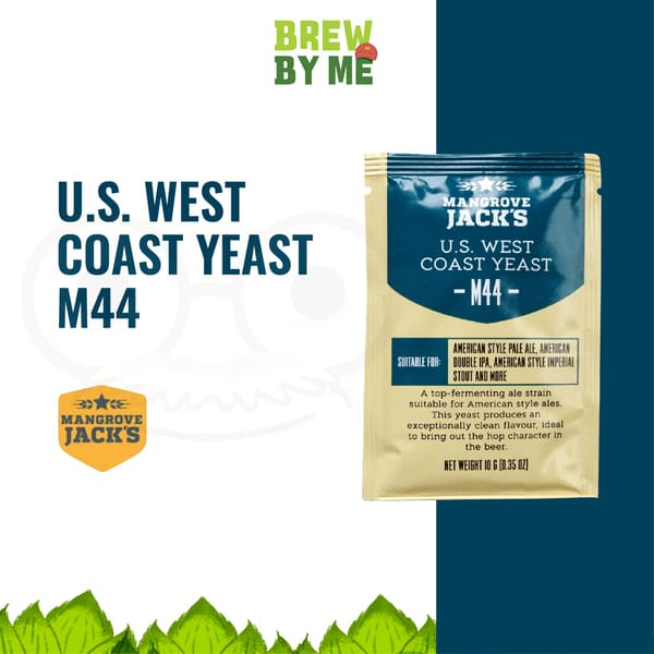 ยีสต์ทำเบียร์ M44 US West Coast - Mangrove Jack’s #homebrew