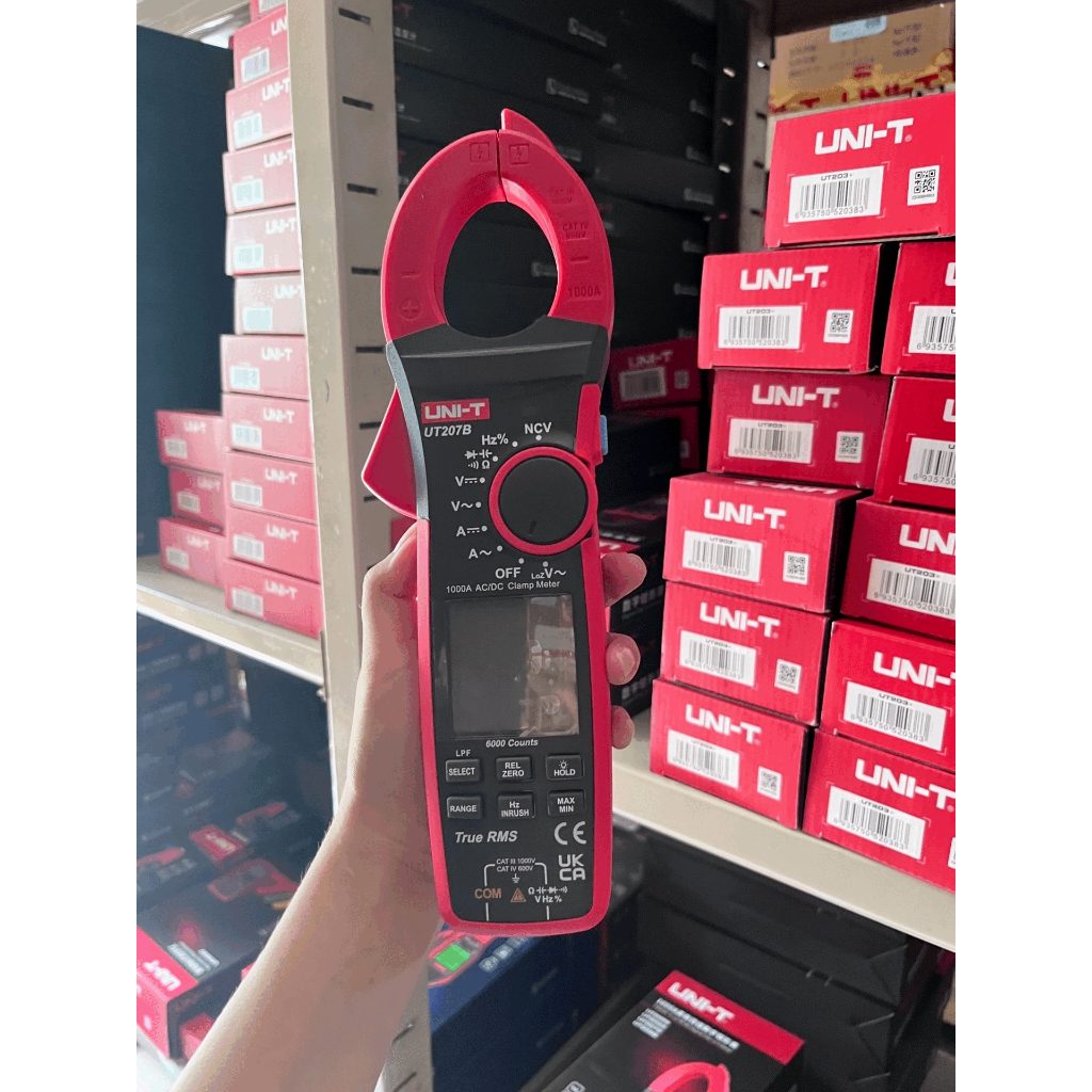 UNI-T UT206B UT207B UT208B 1000A แคลมป์มัลติมิเตอร์ VFC เครื่องวัดแรงดันไฟฟ้า DC / AC ช่วงอัตโนมัติ