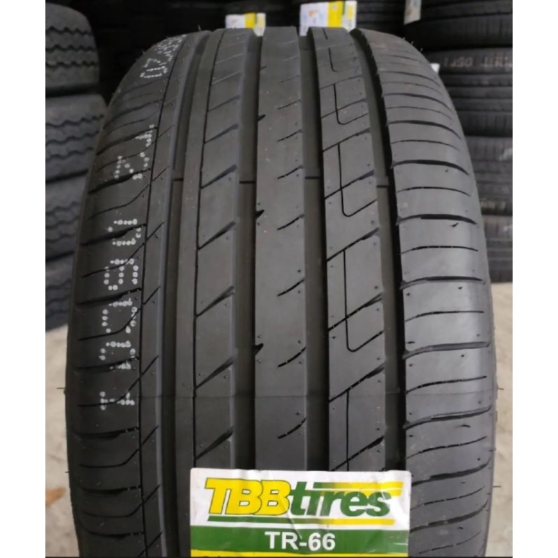ยาง 205/55R16 ยางไทย ยี่ห้อ TBB TIRE รุ่น TR66 ปี2023 นุ่ม เงียบ รีดน้ำดีทุกสภาพถนน รับประกัน บวม แตก 1ปี (ราคา 1 เส้น)
