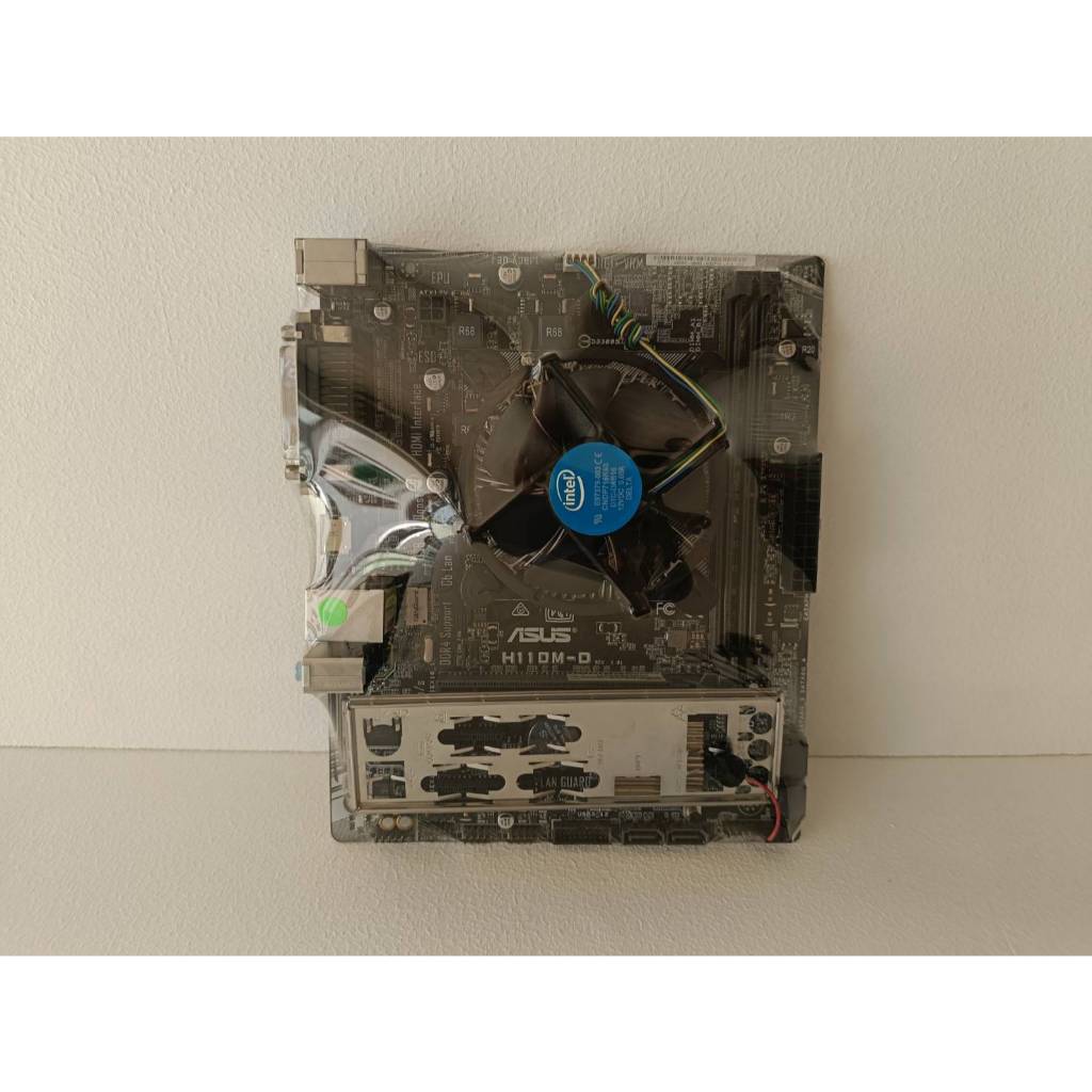 เมนบอร์ด ASUS H110M-D Socket 1151 CPU i5-6500 รองรับแรม DDR4 พร้อมฝาหลัง พร้อมใช้งาน (ร้านค้าส่งเร็ว
