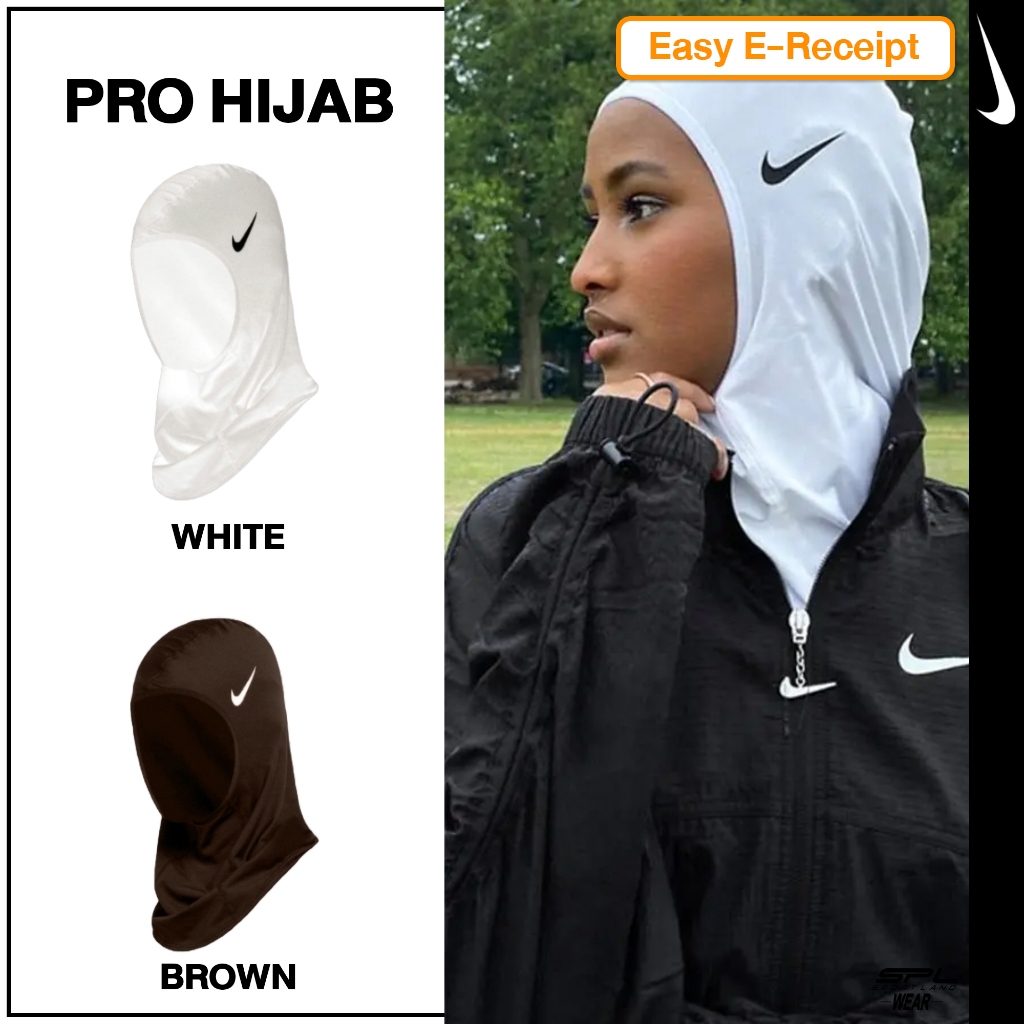 Nike Collection ไนกี้ ผ้าคลุมฮิญาบ ผ้าคลุมศีรษะมุสลิม Nike Pro Hijab N.000.3533.101 / N.000.3533.231 (1550)