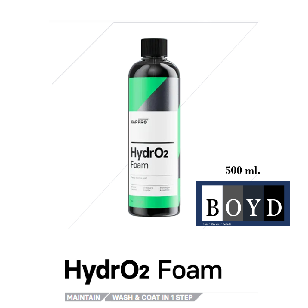 CARPRO Hydro2 Foam ล้างและเคลือบในขั้นตอนเดียว ปกป้องนานถึง 3 เดือน