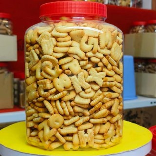 ขนมปังกรอบABC โหลใหญ่น้ำหนัก 800 กรัม