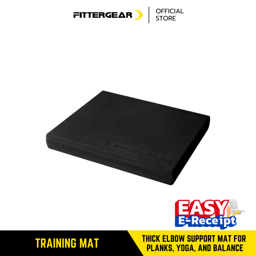 FITTERGEAR : TRAINING MAT แผ่นรองฝึกการทรงตัว สำหรับ ฟิตเนส โยคะ พิลาทิส แพลงก์ หนา 5 ซม.