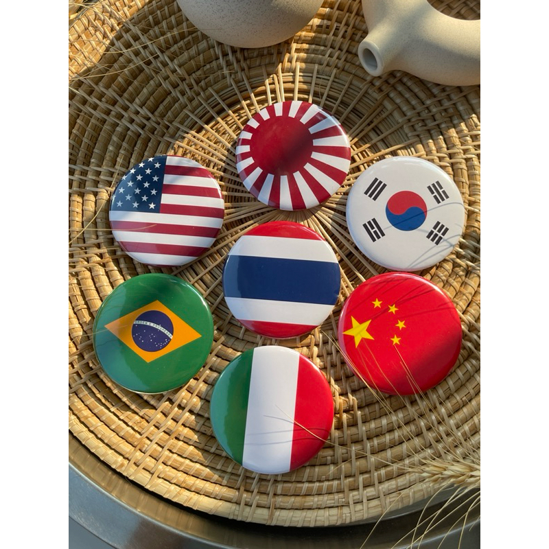 เข็มกลัดและพวงกุญแจธงชาติ🇺🇸