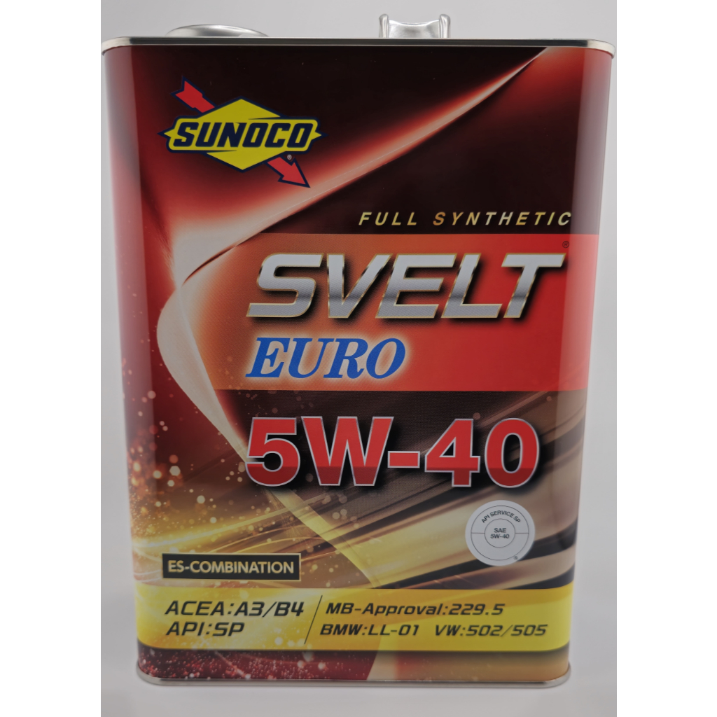 SUNOCO SVELT EURO 5W-40 (4L,1L)