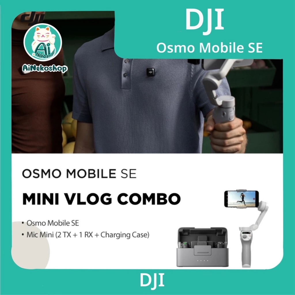 DJI Osmo Mobile SE - Smartphone Stabilizer | ไม้กันสั่นสำหรับสมาร์ทโฟน | ระบบกันสั่น 3 แกน | ตัวเครื่องพับได้น้ำหนักเบา