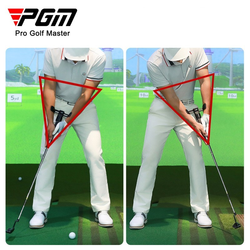 PGM JZQ036 golf putting auxiliary trainer  อุปกรณ์ช่วยฝึก กอล์ฟสวิงโค้ชแขน ช่วยแก้ไขวงสวิงการพัต
