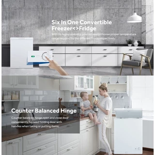 ตู้แช่ Haier ฝาทึบ2 ระบบ เลือกแช่เย็นหรือแช่แข็งขนาด5คิว รุ่น HFWS-150