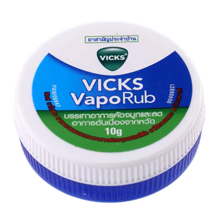 วิคส์ วาเปอรับ (วิควาโปรับ) 10 กรัม ทาแก้คัดจมูก Vicks VapoRub 10 g.