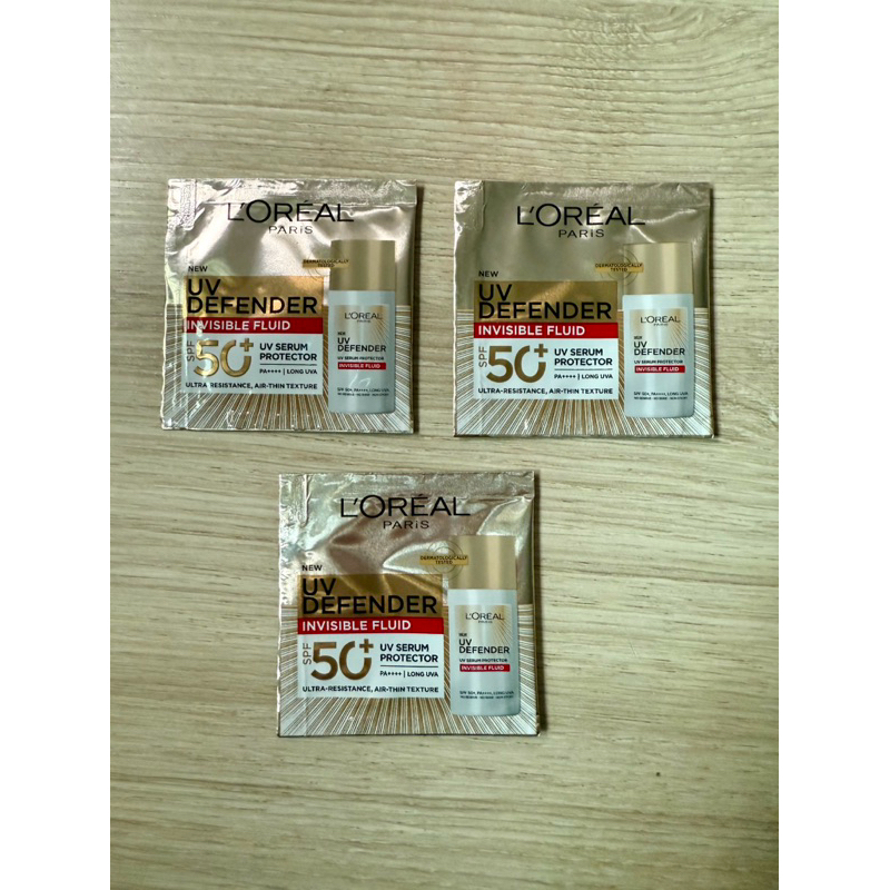 [สินค้าสมมนาคุณ กรุณาอย่ากดซื้อ] Loreal UV Defender SPF 50+ PA++++ Invisible Fluid 1.5 ml