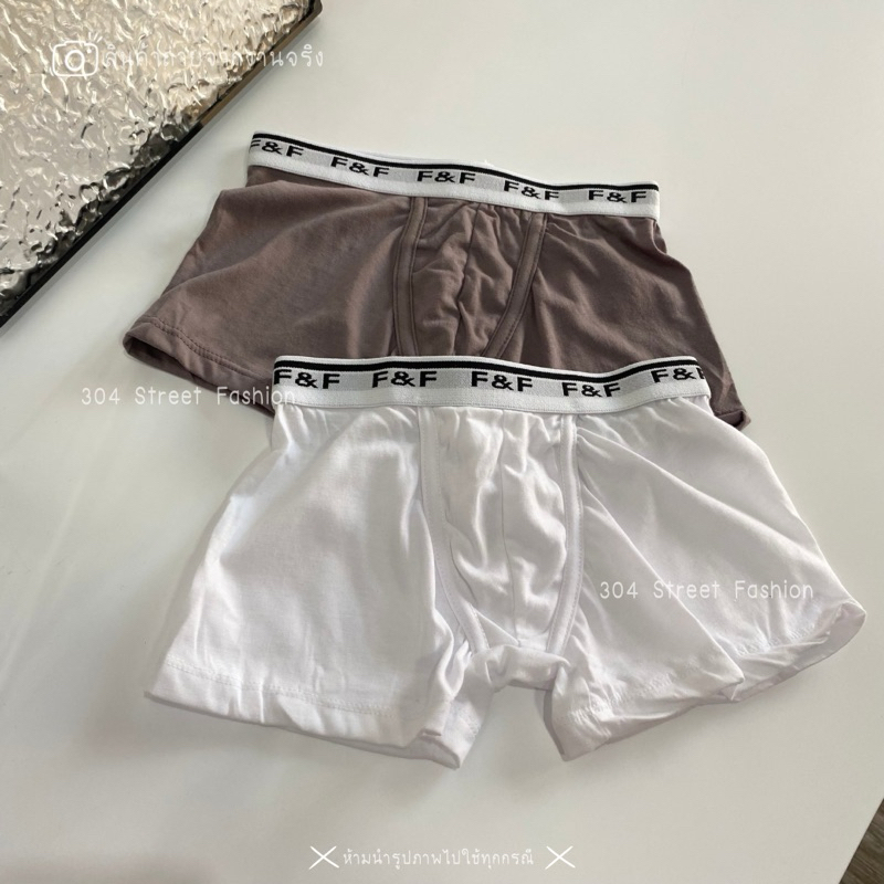 kd07 คุณภาพดีมาก ✨ งานโล๊ะสต๊อก F&F กางเกงชั้นในบล็อกเซอร์ผู้ชาย เด็กโต นักเรียน มี 4 ขนาด S M L XL 